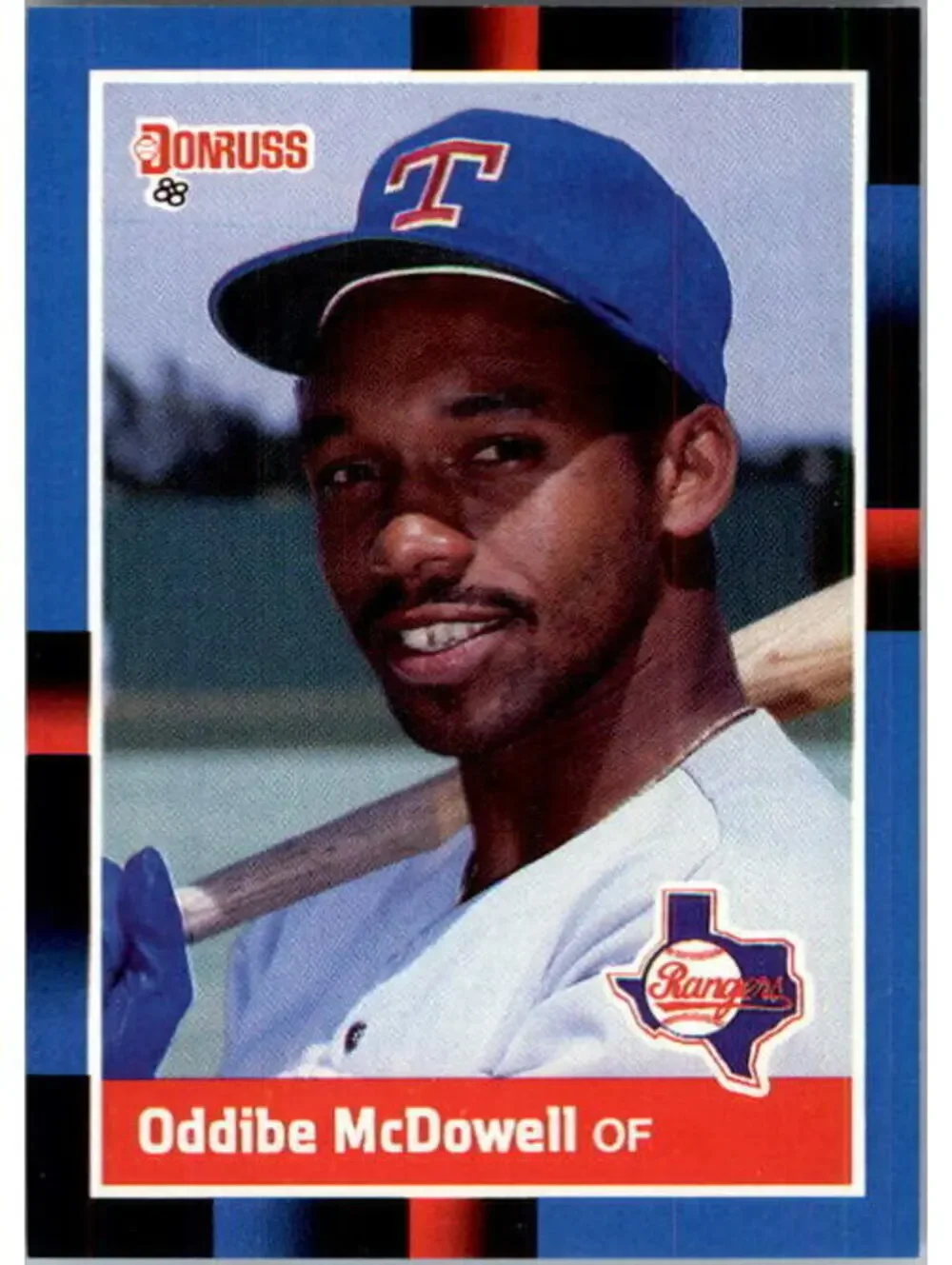 1988 Oddibe McDowell Donruss Baseball Card #382